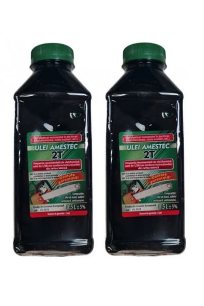OEM Set 2 Ulei amestec 2T VERDE 0,5l (B40)