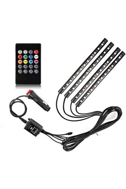 Ruan Benzi Ambientale 12LED Auto 8 Culori Telecomanda