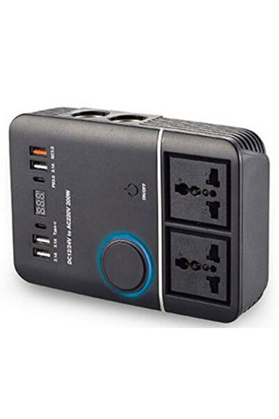 PRİZE Invertor auto Olesson 1661 la 220V putere 200W