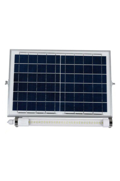HA LED lighting fixture with solar panel 100 W 54 LED