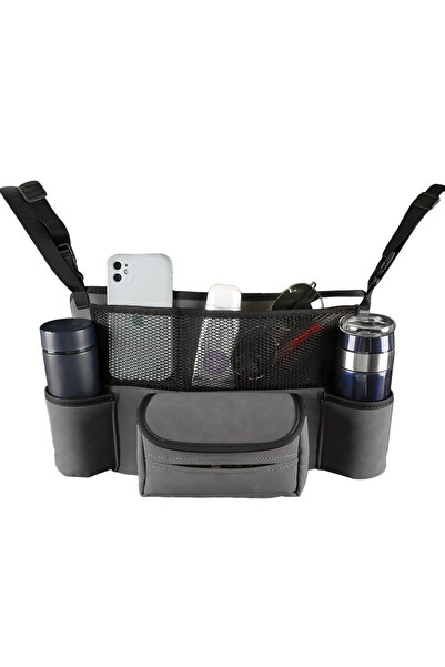 LILY Organizator Multifunctional de Masini intre Scaune cu 2 Suport Pahare