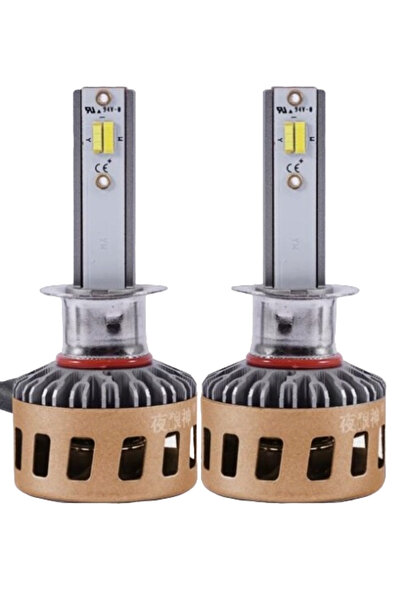 Ruan Set 2 Becuri Led H3 cu 3 Nuante De Culori (galben, alb, xenon)