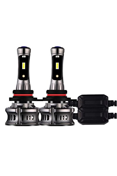 Ruan Set 2 becuri Auto LED XT7 H4, 50W, Canbus 2 FAZE + pozitie Albastra