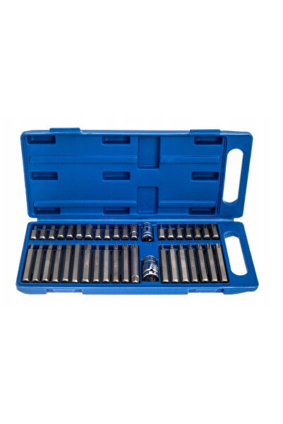 Jack Set profesional bit torx hex spline 40 piese scurte si lungi