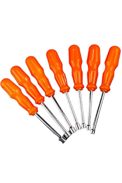OEM Set of 7 screwdrivers with plastic handle and tubular head from 5 to 11 mm