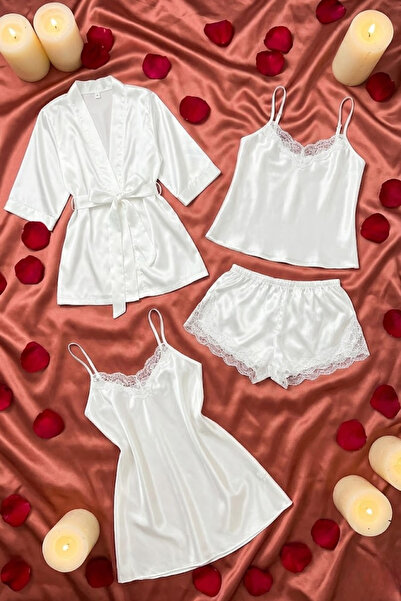 ZENCHES طقم المهر - طقم ثوب النوم والإهمال