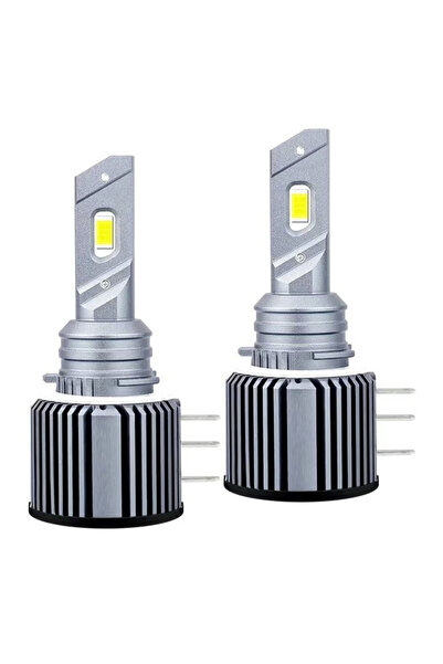 Ruan Set de 2 becuri LED H15 Canbus 120W 12000LM lumină alb rece fără erori