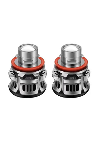 Ruan Set de 2 becuri auto V6 LED H11 100W 6000k lumină albă rece și flux luminos