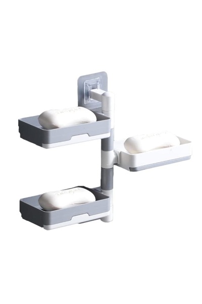 OEM Suport baie pentru sapun cu 3 rafturi fixare prin lipire