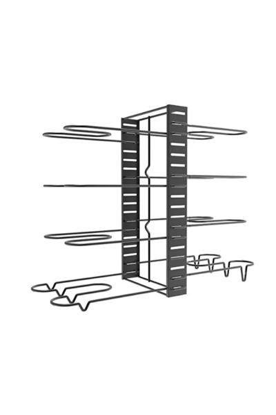 LILY Suport organizator pentru oale si tigai cu 8 rafturi