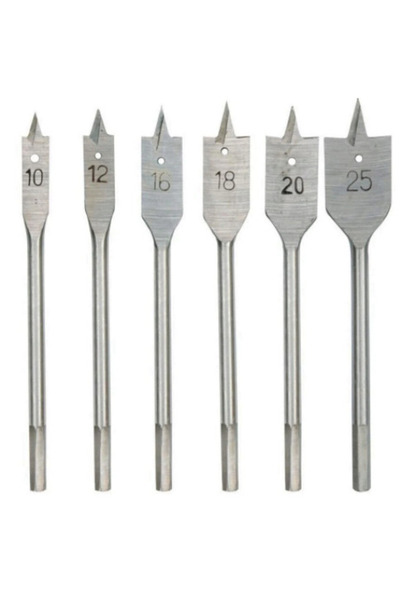 OEM Set of 6 wood router bits 10-25 mm WFB01026