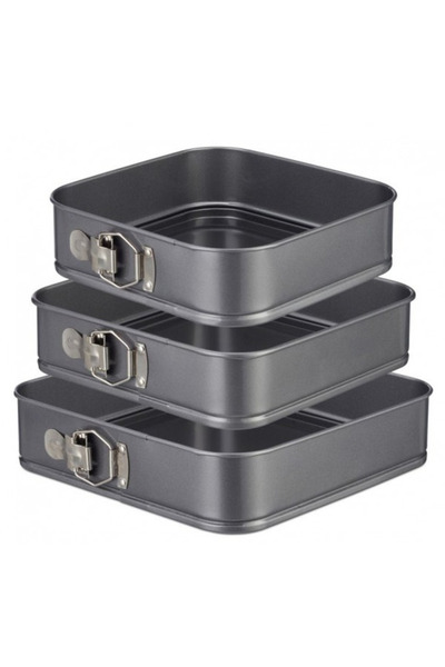 LILY Set of 3 Square Trays for Cakes/Cakes