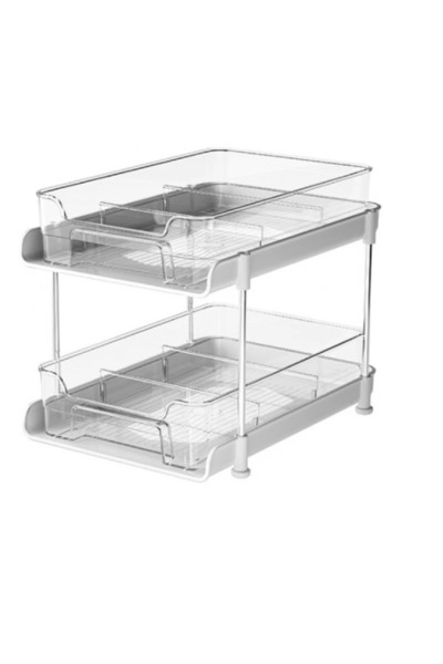 OEM Suport cu 2 rafturi retractabile 2 nivele si 6 compartimente de depozitare