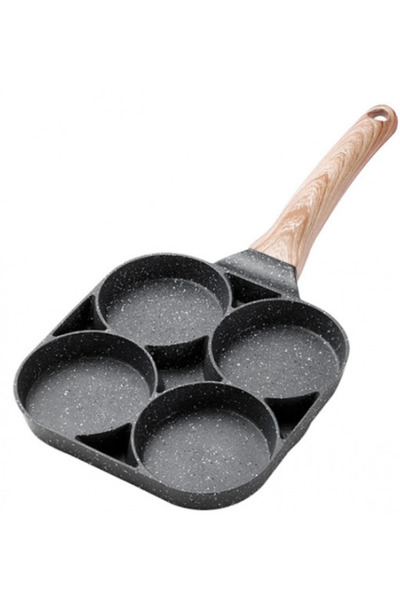 MANDU Non-stick frying pan with 4 circle-shaped compartments