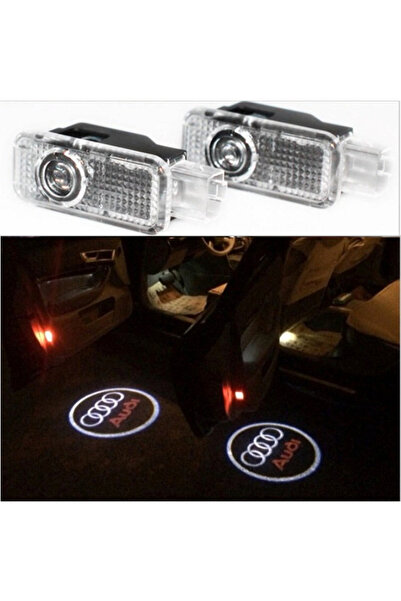 Ruan Set 2 Holograme LED cu LOGO AUDI pentru Portiere