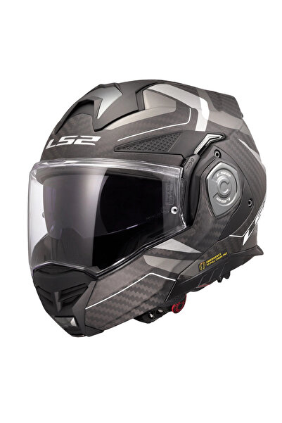 LS2 ADVANT X KARBON HORIZON MAT GÜMÜŞ-GRİ KASK