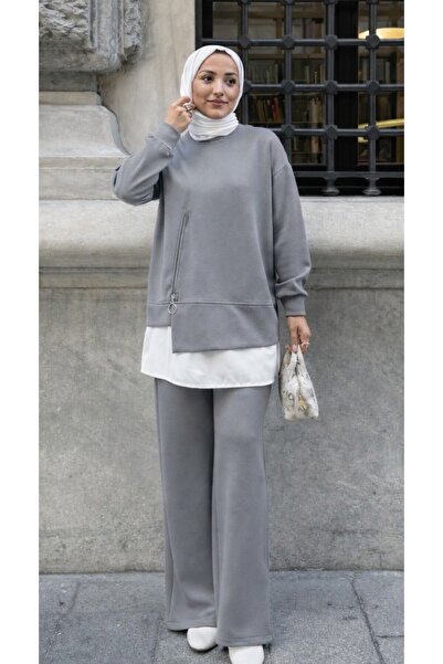 Mucemu Mucemu2221 Side Zippered Suit