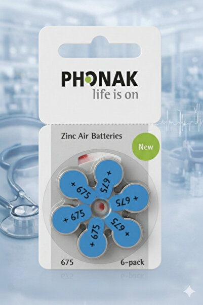 PHONAK 675 numara işitme cihazı  pili
