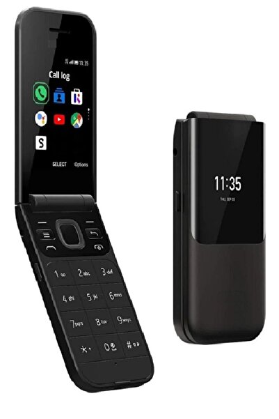 JAXEL Siyah Aktif Kapaklı Tuşlu Cep Telefonu