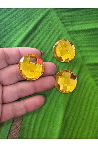 Gönülden Tasarım 3 komada narandžastih plastičnih kamenih perli koje se mogu ...
