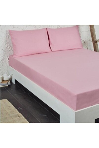 Zarif Home طقم ملاءة سرير فيتيد مزدوج - 160/200+30 سم