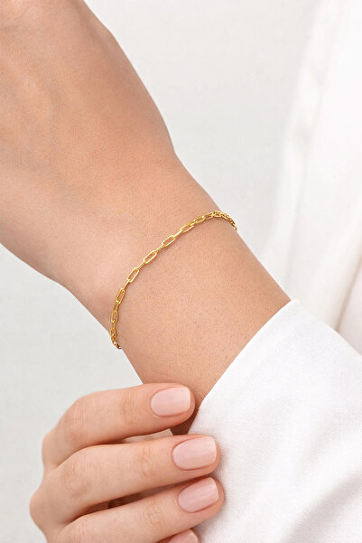 Bilezikci 14 Ayar Altın Spor Zincir Bileklik