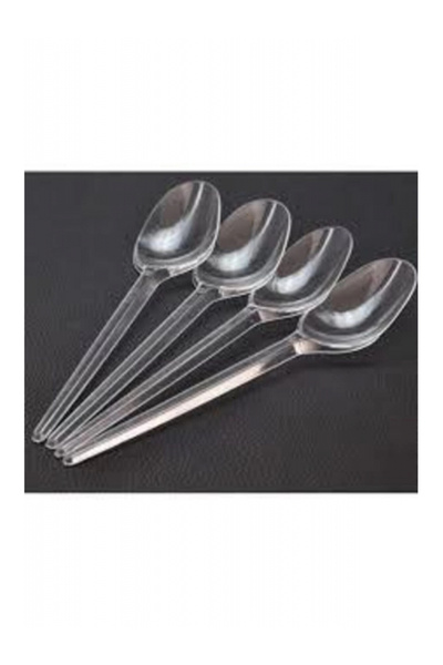 Genel Markalar Plastik Sert Kaşık 100 Lü