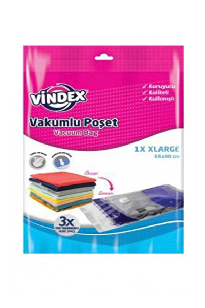 Vindex Vakumlu Poşet Xl Boy Tekli 55*90 Cm
