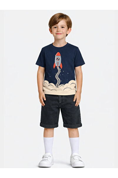 Casabony Set pantaloni scurți + tricou Rocket Denim