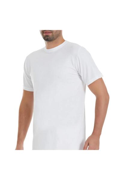 YILDIZ Star Men's Ribbed Tank Top - Doctor Collar, Undershirt 55/57, 6 Pieces