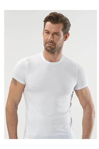 Anıt Чоловіча майка з круглим вирізом Modal Fanila Atlet 1203 - 6 штук