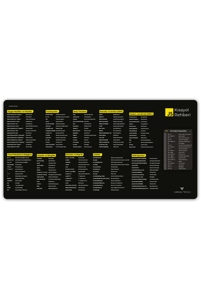 VIRON TECH JAVASCRİPT Mousepad