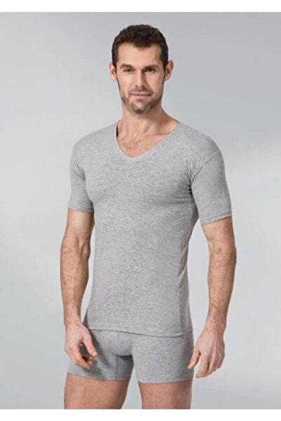 Namaldı Namaldi Чоловічий прем'єр V-подібний комір, еластична футболка 182 - ...