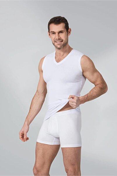 Namaldı Men's Premier V-Neck Sleeveless Body Lycra Undershirt Athlete 188 - 6...