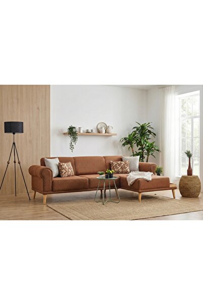 Vivense STEP KÖŞE KOLTUK, KİREMİT, SAĞ KÖŞE