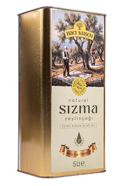 Hacı Kuşçu Zeytinyağı Naturel Sızma Zeytinyağı Erken Hasat 5 Litre