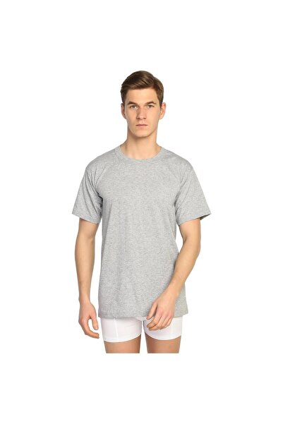 Tutku Men's 6-Piece Crew Neck Half Sleeve Combed Cotton Undershirt New Season