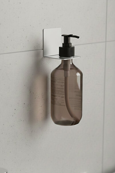 Grandmix حامل صابون سائل معدني للحمام والمطبخ، منظم حمام مثبت على الحائط