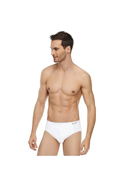 Tutku Pachet de 4 chiloți pentru bărbați Elite 1351 Kom Cotton Slip cu centur...