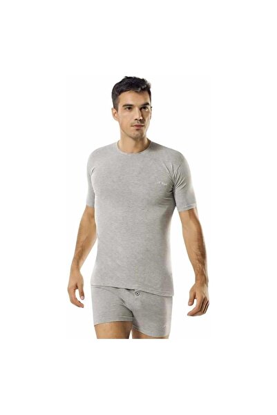 Namaldı 181 Model okrugla kragna Sa likrom Donja majica - Pola rukava - 1 komad