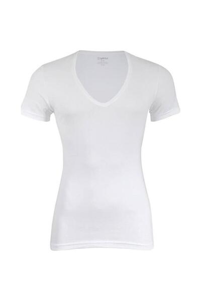 YILDIZ 3-Pack 355-356 Men's Deep V-Neck Short Sleeve T-Shirt