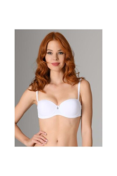 NBB Бюстгальтер без бретелей з прозорою спинкою 3616