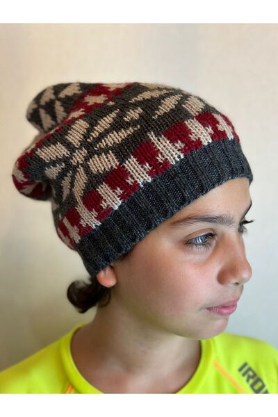 Gönülden Tasarım Дитяча шапка з етнічним візерунком