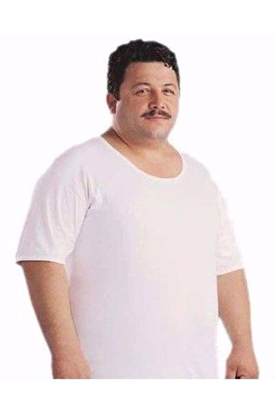 Tutku Cămașă de corp cu guler rotund oversize pentru bărbați - 12 bucăți