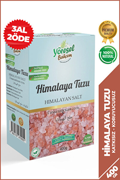 Yöresel Bahçem Himalaya Tuzu Kalın (400g)