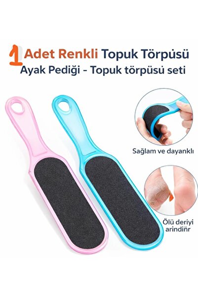 SİNKA Topuk Törpüsü Plastik Büyük Boy Kırılmaz Ponza Topuk Törpü