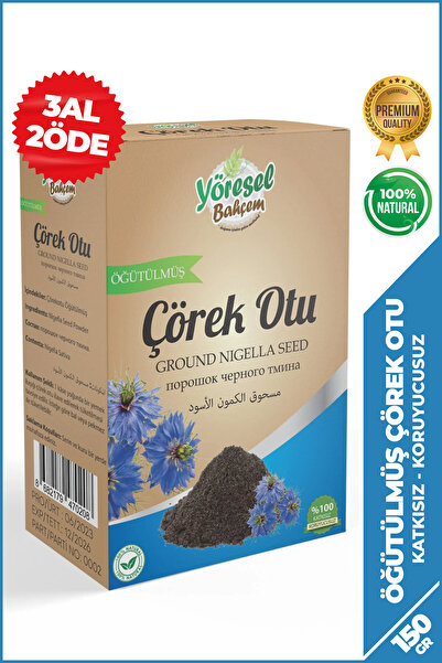 Yöresel Bahçem Çörek Otu Öğütülmüş (150gr)