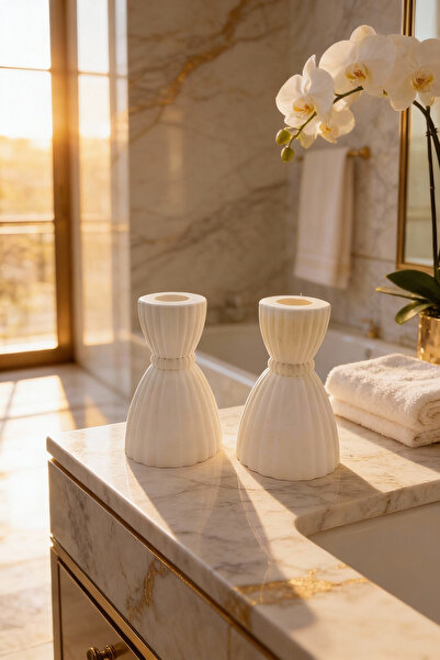 Ftrk Store Dekoratif Şamdan Mumluk – Zarif ve Estetik Dokunuş