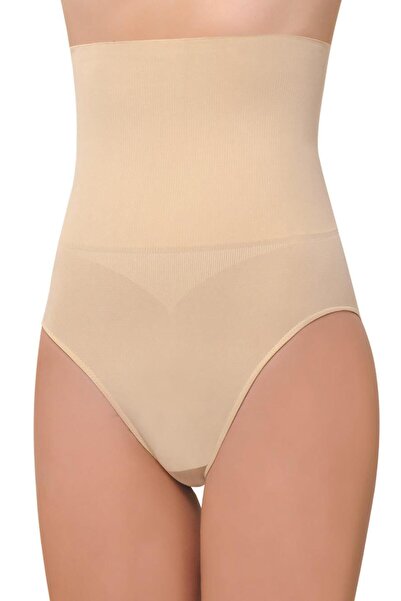 NBB Corset abdominal fără sudură de culoare nudă