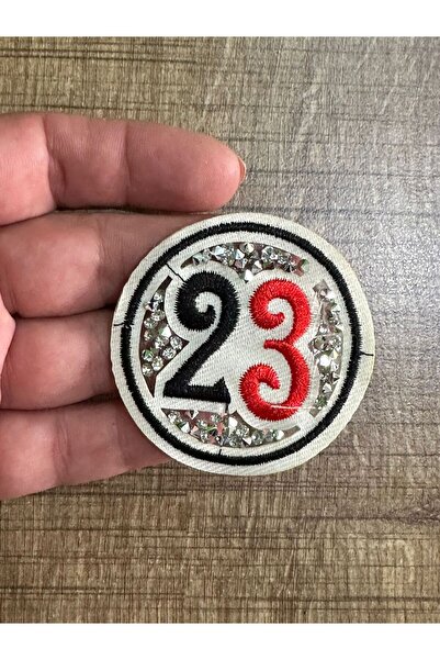 Gönülden Tasarım 6x5 cm nalepnica za peglanje broj 23, vez, šivaći pribor